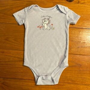 NWOT 12 month Disney Baby Aristocats purple graphic one piece onesie bodysuit